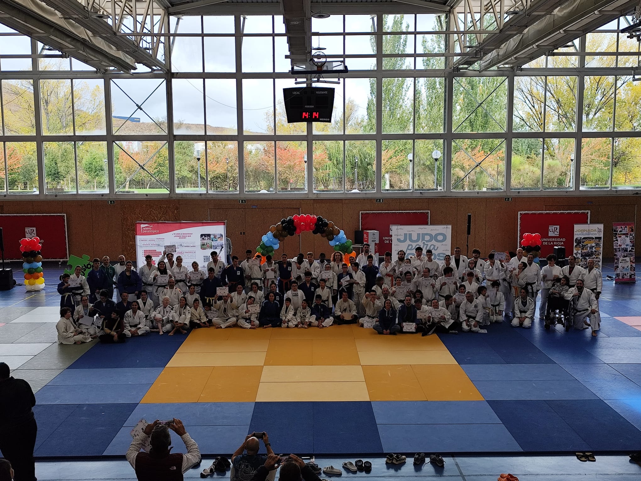 20 Judokas Navarros en la jornada Paralimpica en Logroño 08-11-25